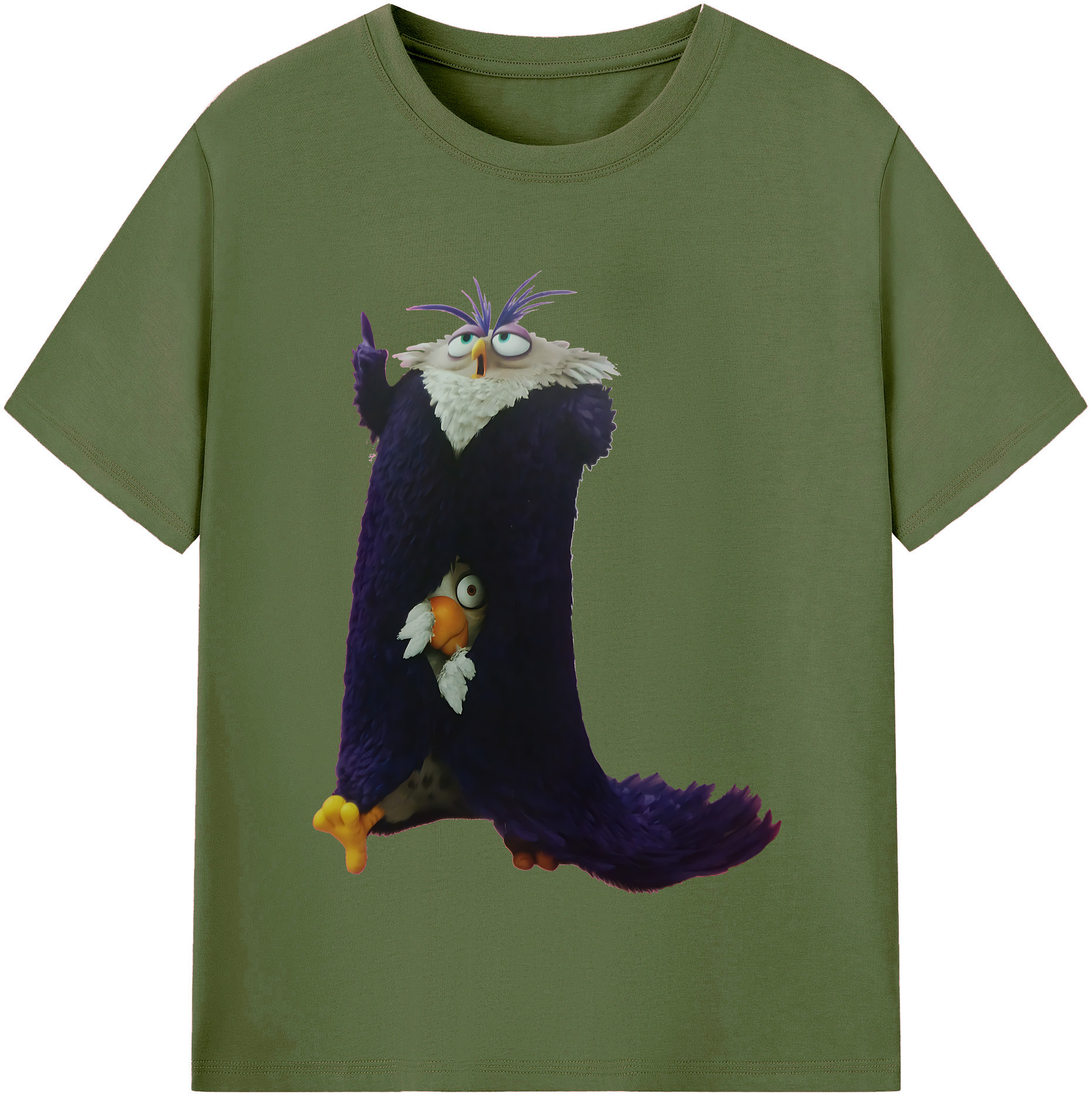 （画像用） Angry Birds アングリーバード 綿100％半袖Tシャツ（フロントプリント）